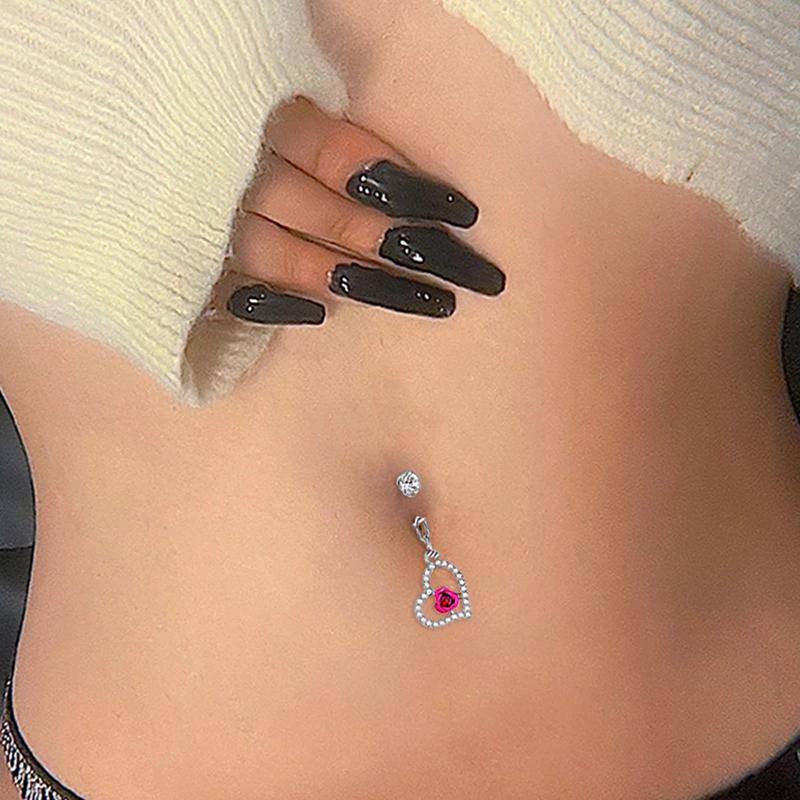 1 Pezzo Anello Finto Ombelico Piercing Finto Ombelico Clip a Corona On Ombelicale Finto Piercing Non Ombelicale Farfalla Cartilagine Gioielli per il Corpo
