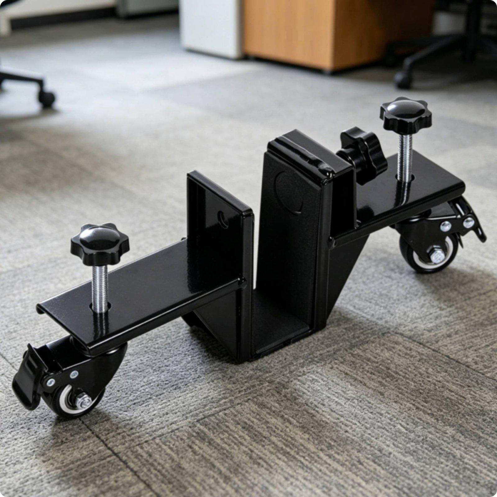 Adjustable Door Cart Thickened Panel Lockable