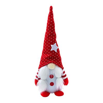 Valentines Day Doll Realistic Looking Plush Festive Knitted Hat Multi-purpose Decorative Gift Faceless Forest Old Man Doll