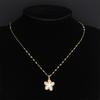 Xiulu Starfish Pearl Necklace Women'S High Sense Versatile Trend Micro-Inlaid Pendant Collarbone Chain