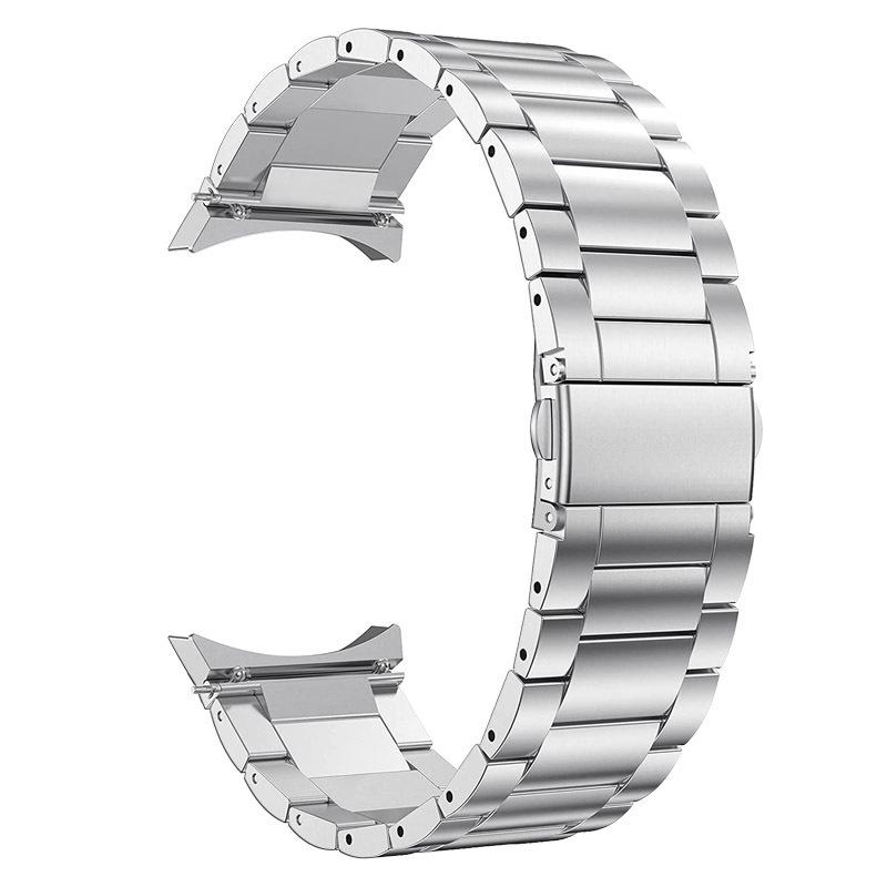 Compatible Stainless Steel Band for Samsung Galaxy Watch 7/6 Classic – Three-Bead Integrated Design