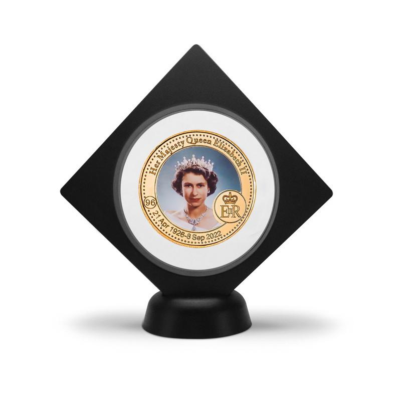 Medaglia commemorativa della Regina Elisabetta II, collezione di monete commemorative, artigianato in metallo