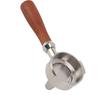 Portafilter 58mm with Bottom Detachable 304 Stainless Steel   Wood Handle Coffee Portafilter for Expobar for   for GA for Pandorra for XLVI