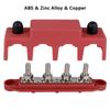 Pour bateau camion camping-car caravane voiture circuit appareil 4 voies M8 M10 goujon barre omnibus 5/16" 3/8" goujons 48V 250A DC électrojonction bloc de distribution d'alimentation
