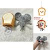 Cute Funny Cartoon Bread Thief Mouse Plush Toy Doll Pendant For Young Adults