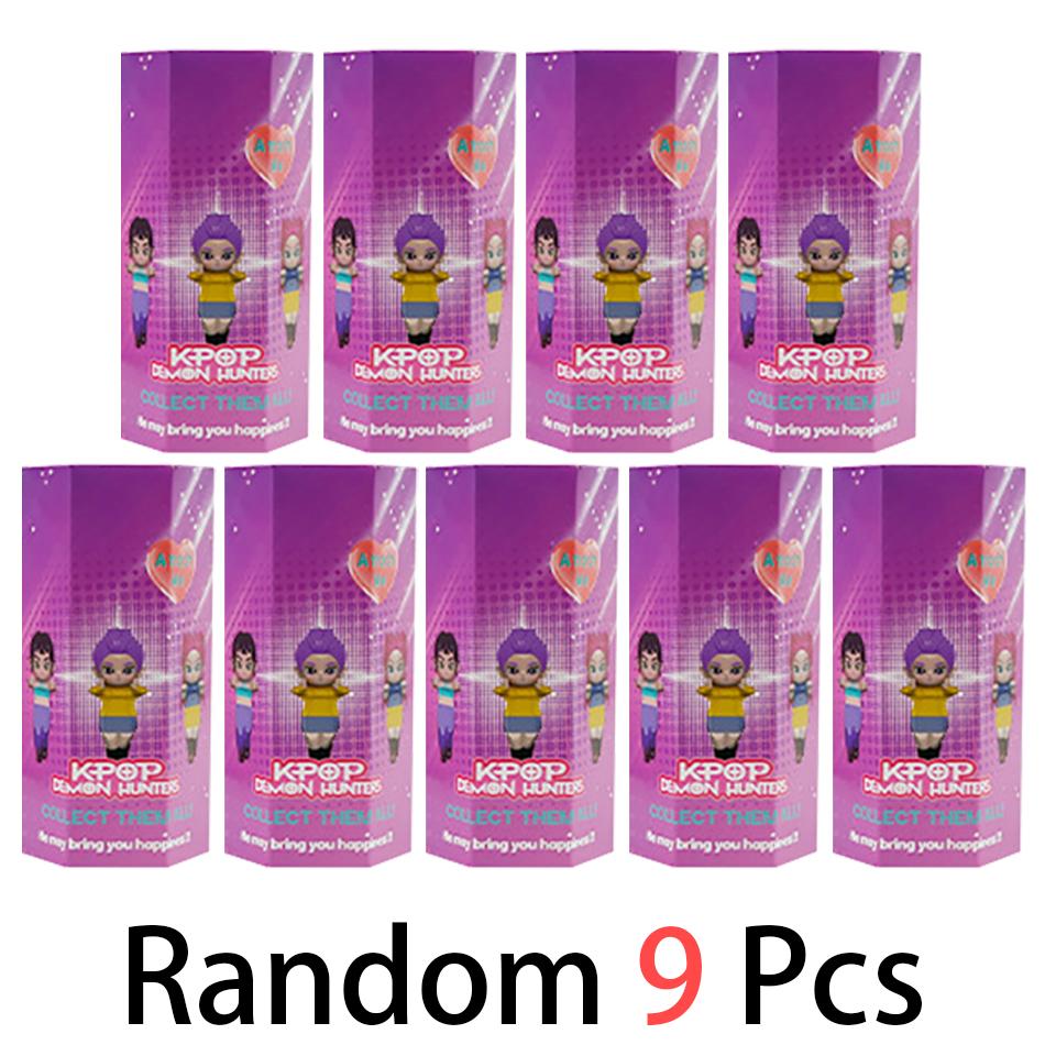 Kpop Demon Hunters box series Figure Model Toy Cartoon Gaming Peripherals Desk Decoration Halloween/Christmas for Kid GiftK