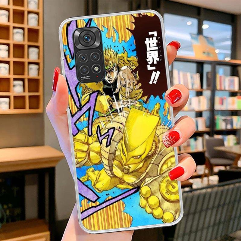 

Чохол для телефону JoJo s Bizarre Adventure Dio для Xiaomi Redmi Note 15 14 13 12 11 10 Pro Plus 14S 12S 11S 11T 11E 10S М який Fundas Redmi Note 11S 4G