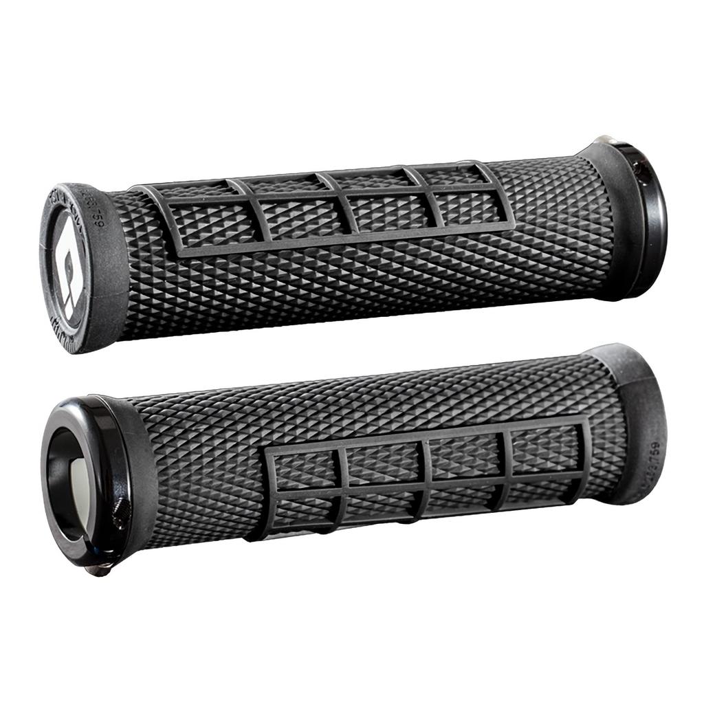 ODI Elite Flow Grip BK Black V2.1 Lock-on