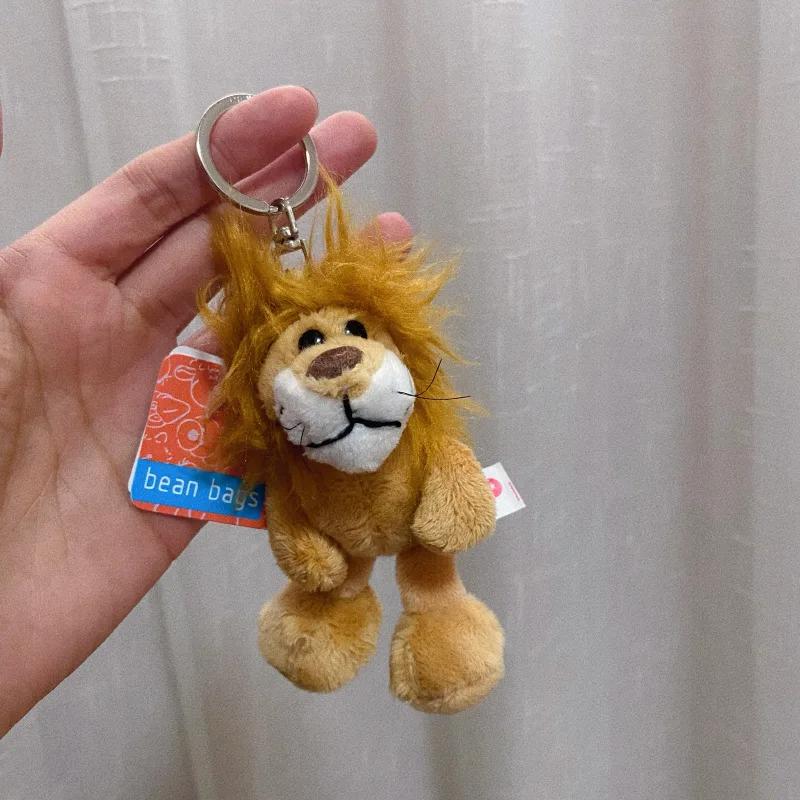 New Cartoon Kawaii Animal World Plush Toy Keychain Pendant Creative Ins Small Fresh Cute Small Animal Plush Backpack Pendant