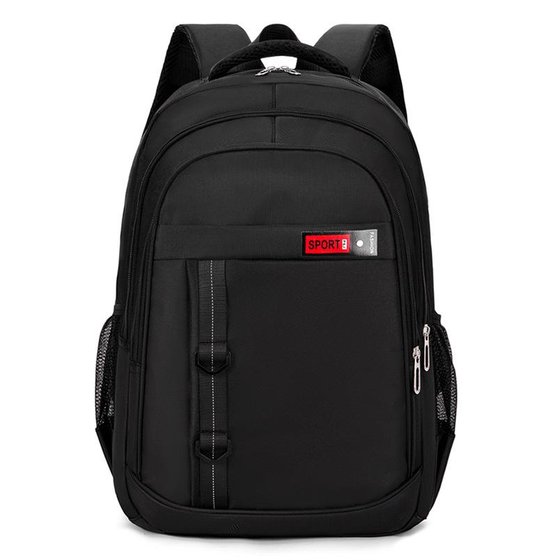 Black backpack computer bag travel backpack student bag leisure business backpack campus bag