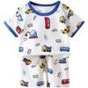 Kids' Summer Cotton Two-Piece Set - Korean Style T-Shirt & Shorts for Boys & Girls