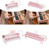 Multifunctional 37 Keys Electronic Keyboard Instrument with Microphone Birthday Gift for Kids Ages
