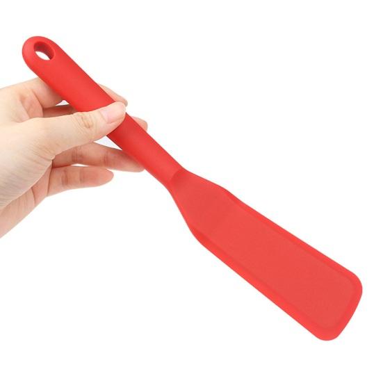 מרית סיליקון לטיגון עמידה בחום, מרית בישול נון-סטיק לביצים, פנקייקים, המבורגרים, פיצה, סטייק, חביתות, קרפים, כלי אפייה, כלי מטבח