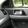 For Mitsubishi Lancer EVO X 2008 2009 2010 2011 2012 2013 2014 2015 Door Handle Carbon Fiber Sticker Car Interior Accessories
