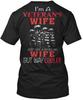 Veterans Wife Girlfriend Im A Veterans Tee T-Shirt Made In the USA Size S To 5XL