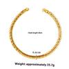 Vietnamese Sand Gold Necklace Imitation Gold Trend Interlocking Chain Luxury Domineering Gift Jewelry