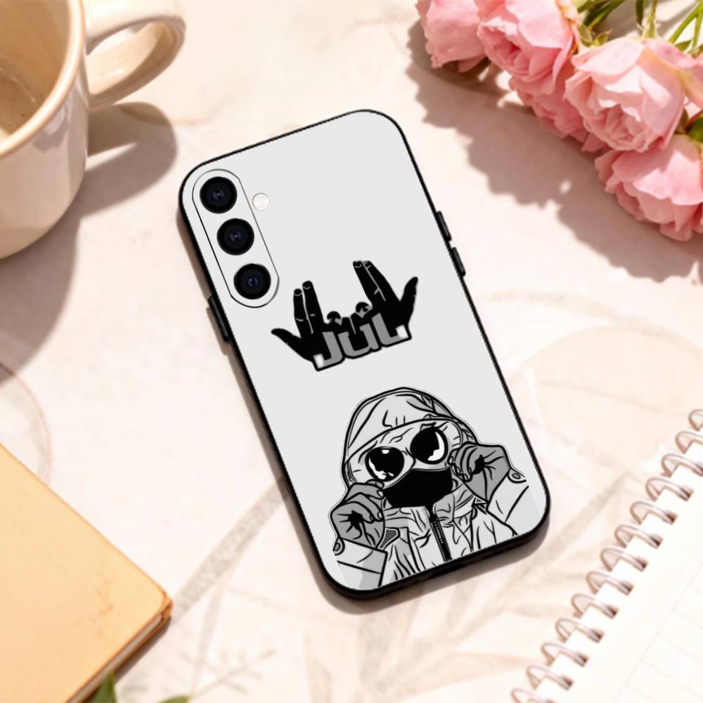 Urban France J-Jul Rapper  phone Case For Samsung Galaxy A73,A72,A71,A70,A53,A52,A51,Others Soft Black Shell