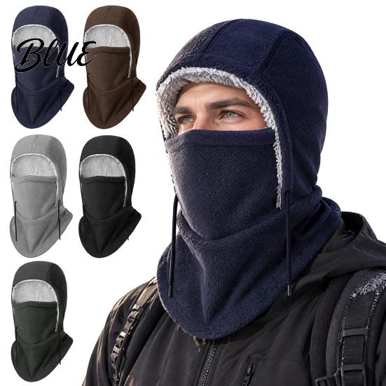 Full Coverage Face Mask for Cold Weather Winter Balaclava Hat Windproof Ski Fleece Lined Breathable Thermal Mountain Climbing Cover Cozy Neck Warmer