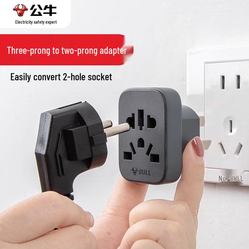 BULL International Travel Plug Adapter CN Plug (adapter Included)
