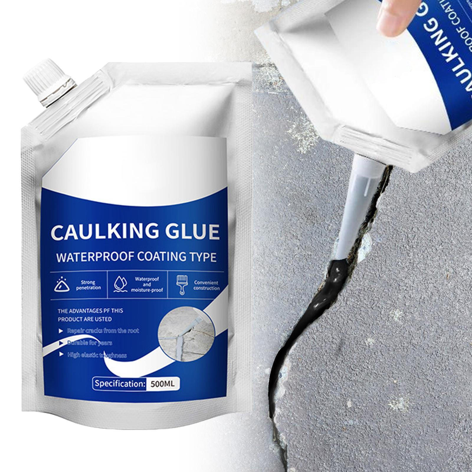 

500 мл Герметик Водонепроницаемый Герметик Многоцелевой Заполнение Швов Пола Ремонт Герметизация для Крыш чёрный