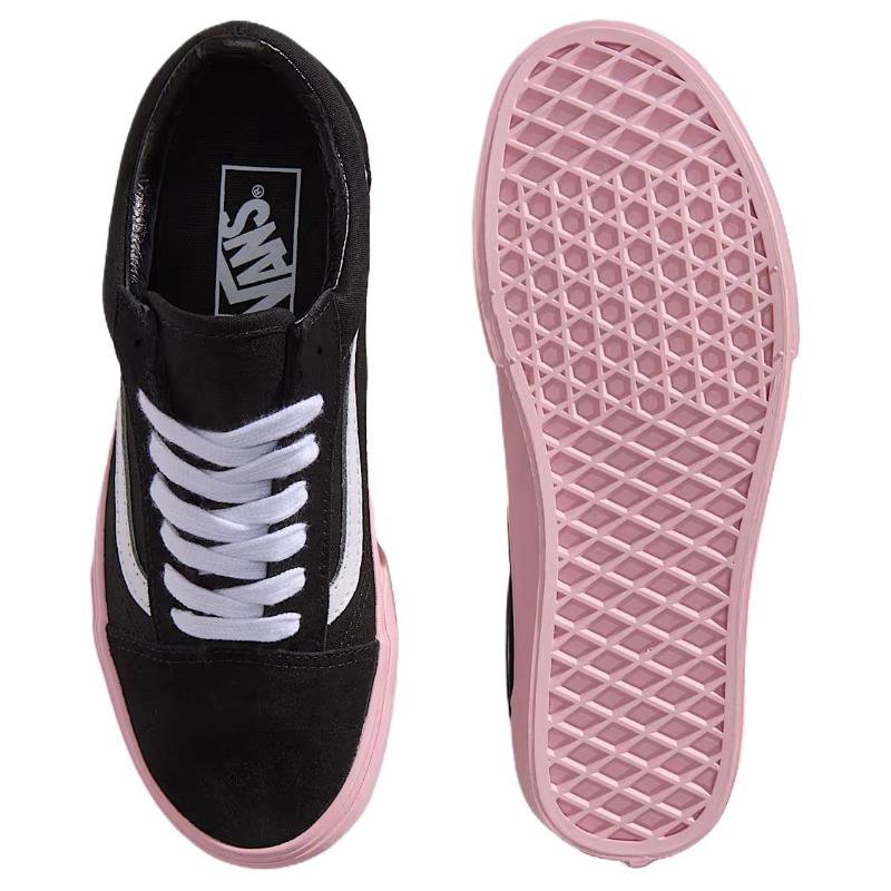 Vans Sneakers Basse Unisex Vestibilità Comoda Old Skool Nero Rosa VN000D6WPIB
