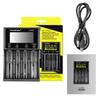 LiitoKala Lii-M4S 18650 LCD Multifunctional Battery Charger For 3.7V 1.2V 26650 21700 14500 18350 17500 AA AAA  And Other