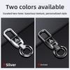Car Metal Key Rings Key Chain Pendant Keychain Holder For Mitsubishi Outlander Lancer ASX Eclipse L200 Pajero Delica EVO Attrage