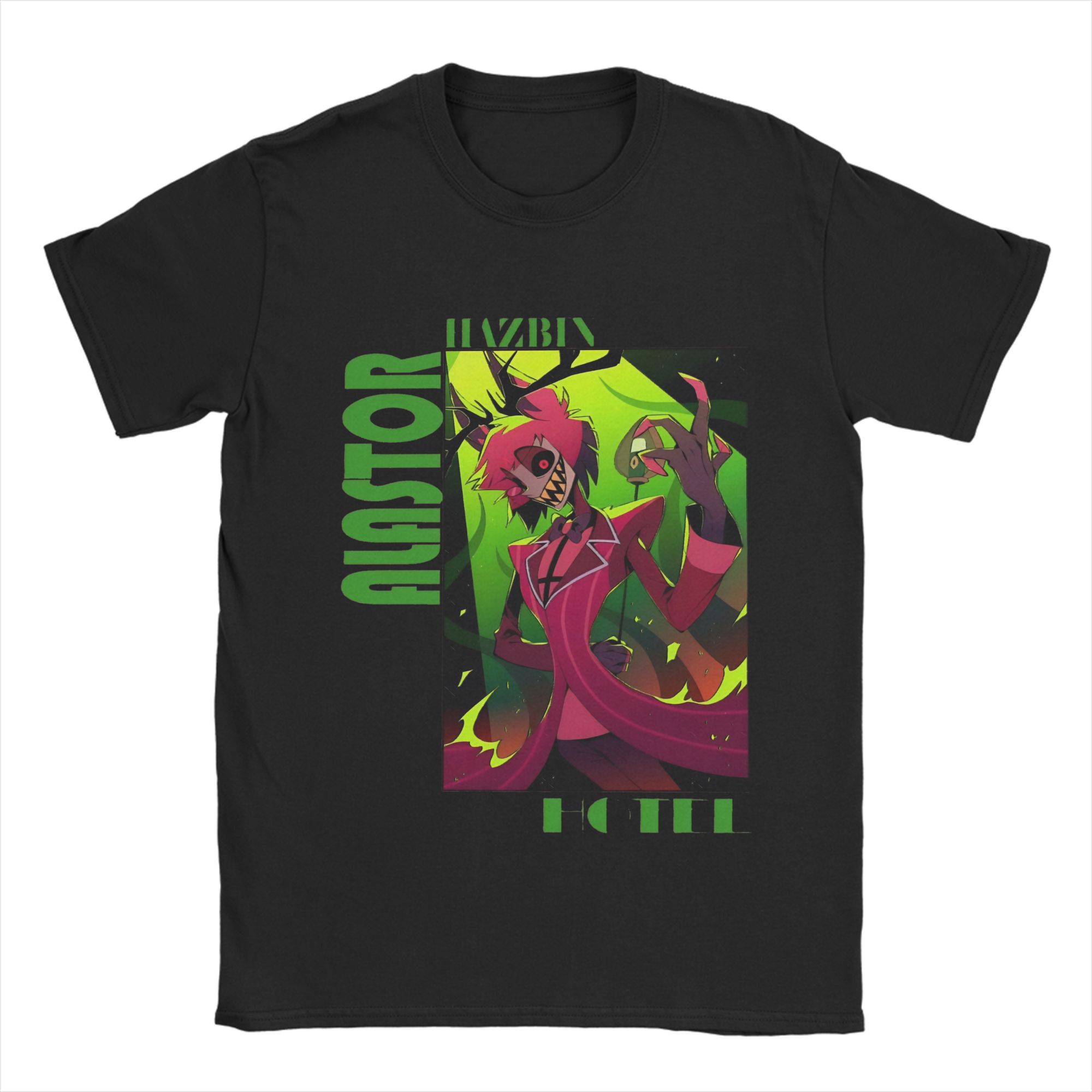 

Men H-Hazbin Hotels T Shirt Cotton Clothing Funny Short Sleeve Round Neck Tees Plus Size T-Shirt 5XL різнокольоровий