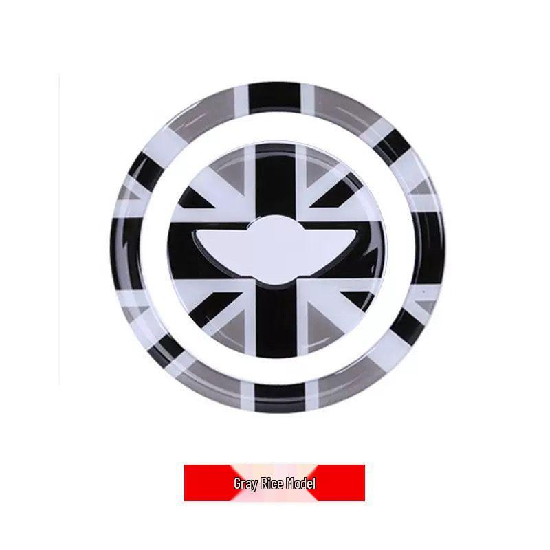 BMW MINI Cooper Interior Steering Wheel Logo Customization Sticker