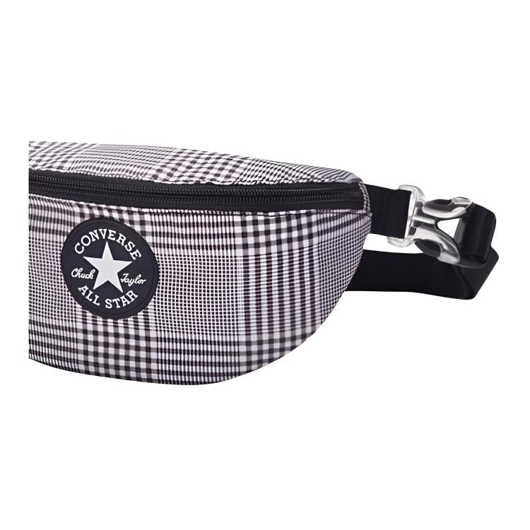 Converse Sports Casual Polyester Waist Bag Regular Unisex Couple Unisex bags Gray 10019908-A01