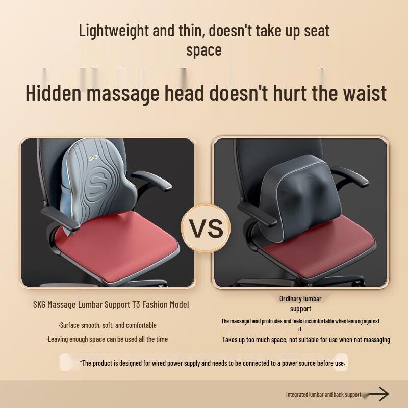 SKG Lumbar Massager Cushion