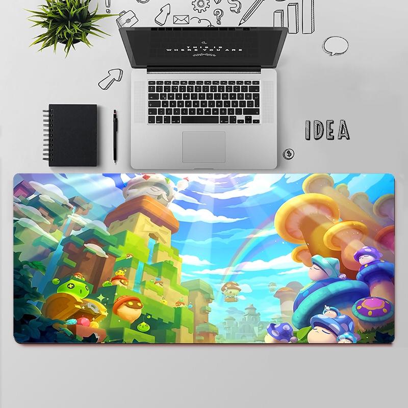 Игровой коврик для мыши Maplestory Большой коврик для мыши Игровой коврик для ПК Компьютерный коврик для мыши Большой коврик для мыши XXL Ковер Клавиатурный коврик для стола Mause Pad 800x300x2mm