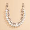 Bag Accessories Bead Metal DIY Purse Shoulder Chain Handbag Belt Bag Chain Pearl Bag Strap