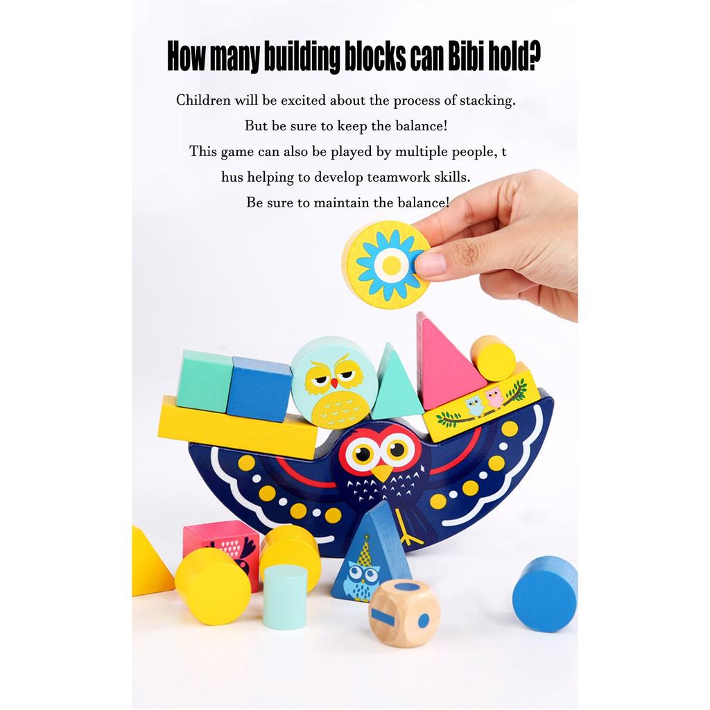 Owls Animals  In Colors Balanced  Layering High Game  Used For Early Education And Brain Development, Suitable For Children, Helps In The Cultivatio