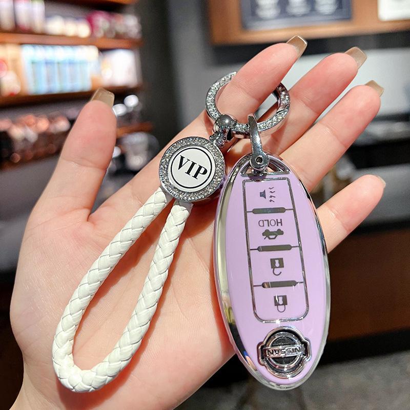 Applicable To 21 Nissan Teana Key Sets, New Xuanyi Qijun Buckle, Tiida Jin Qashqai Bag, Nissan Car, Blue Bird Shell Woman