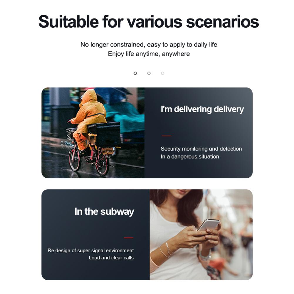 Portable Bone Conduction Wireless Headphone Noise Reduction Wireless Stereo Sports Headphone for Business Sports Cycling Fitness