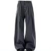 Unisex Trendy Striped Pleated Wide-Leg Drapey Pants - Autumn/Winter Collection