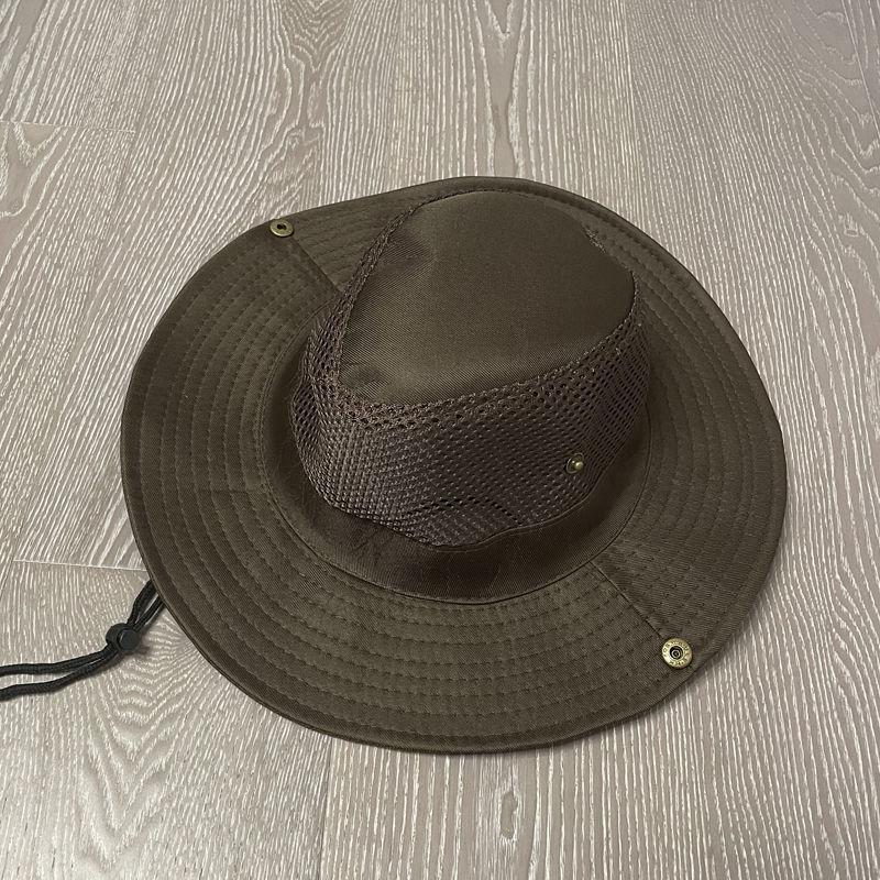 Hat men's summer big brim outdoor fishing sun protection hat sun hat bucket hat construction site dry farm work sun hat