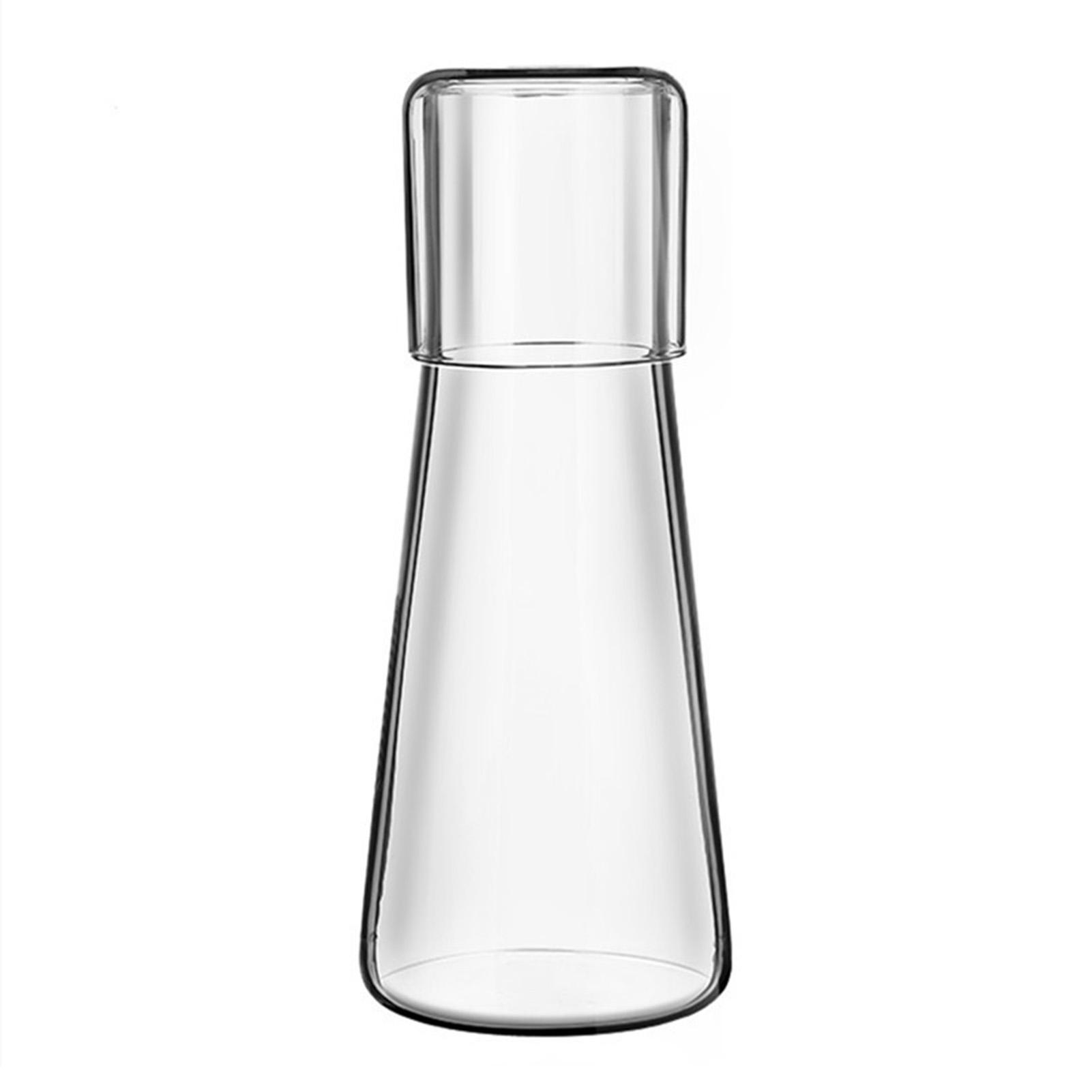 

Clear Glass Carafe Water Kettle Thickened -Borosilicate Glass Water Pitcher Suitable for Buffet Table Bar