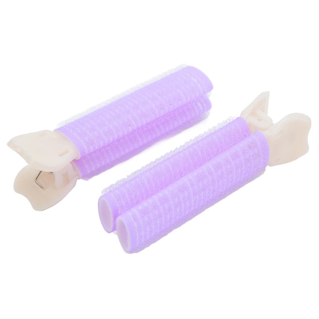 4pcs Women Hair Root Clip Fluffy Hair Volumizing Hair Styling Roller Clip for Daily Use Purple