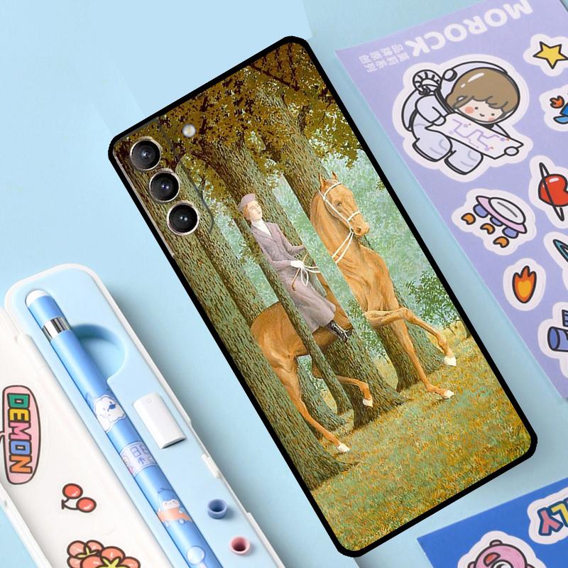 

Чехол Rene Magritte для Samsung Galaxy S23 S22 Ultra S21 Plus S8 S9 S10 Note 10 20 Ultra S20 FE S21 FE Cover Galaxy S21