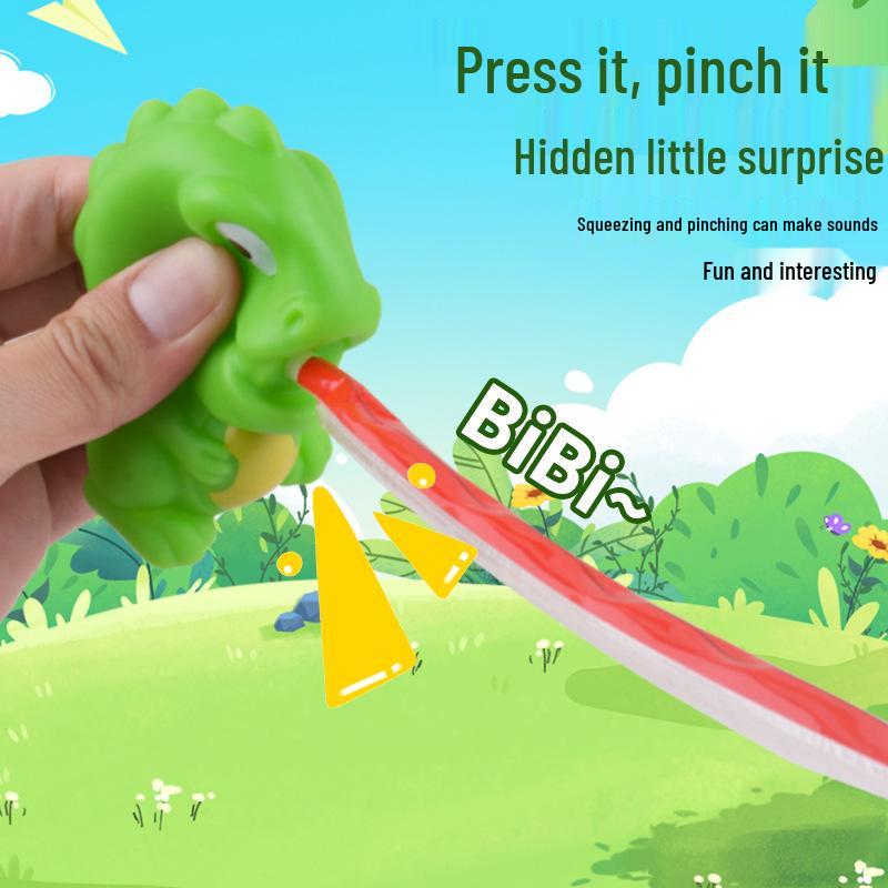 Creative Dinosaur Whistle & Vent Toy: Squeeze & Decompress
