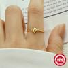 S925 Silver Water Drop Diamond Double-Layer Ring Women'S Niche High-End Sense Light Luxury Temperament Women'S Wind Cold Wind