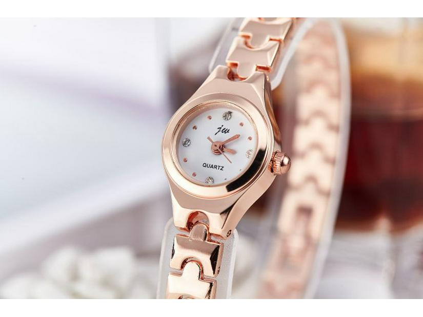 Korean Thin Strap Style Ladies Bracelet Watch Elegant Steel Band Small Dial For Students