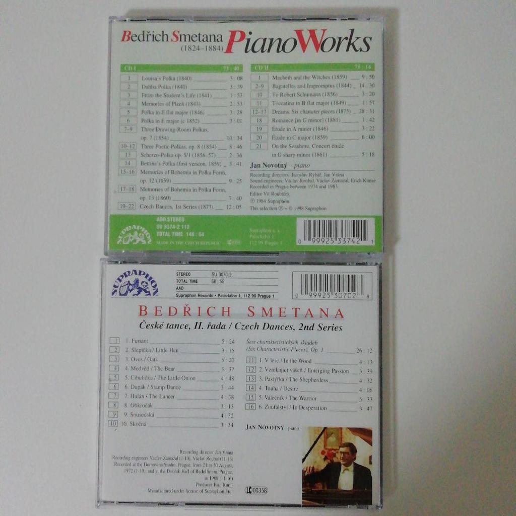 [USED] Smetana Piano Works/Czech Dances Vol. 2 Jan Novotny (P)