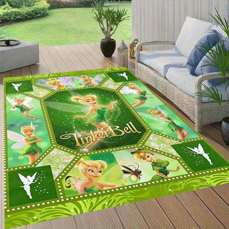 1pc Tinker-Bell Carpet Area Rug, Bedroom, and Playroom Durable, Stain-Resistant, and Easy To Clean, Living Room