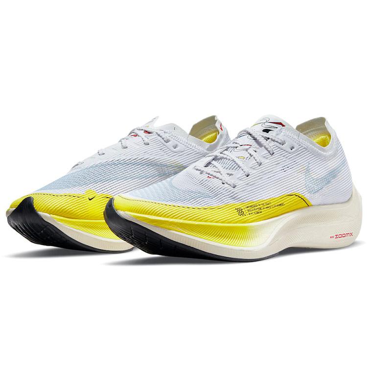 New Nike ZoomX Vaporfly Next% 2 White Yellow Strike Women's DM9056-100