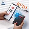 Ultratunn RFID-blockerande minimalistisk plånbok & korthållare för män