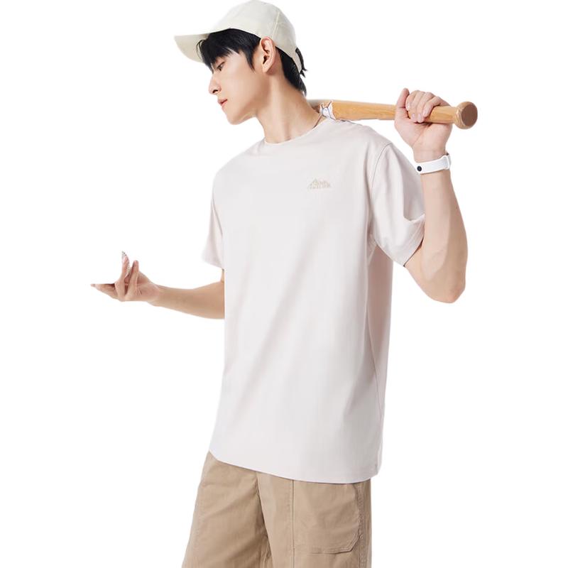 CAMEL Men's Three-Proof Round Neck Short Sleeve T-Shirt