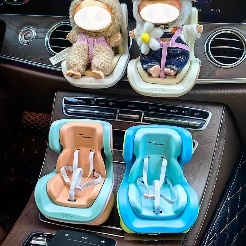 Doll Stand Accessories,Doll Display Holder Support for 4-8 Inches,Keep for LABUBU In a Standing Position (Khaki)